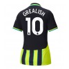 Manchester City Jack Grealish #10 Bortatröja Dam 2024-25 Korta ärmar